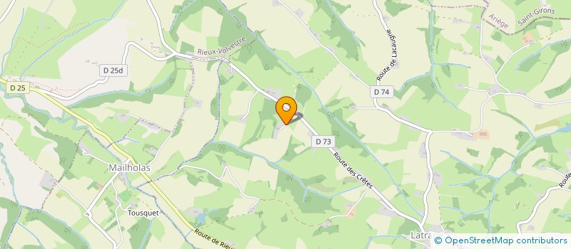 localisation de l'entreprise MONSIEUR SERGE MARCEROU  CASTAGNAC