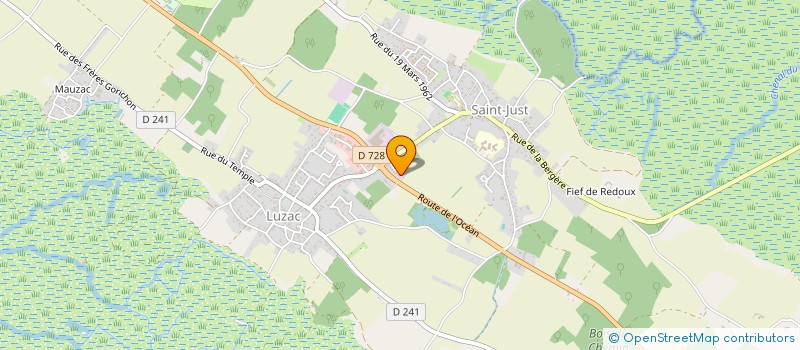 localisation de l'entreprise MONSIEUR SERGE MARCHESSEAU  MARENNES-HIERS-BROUAGE