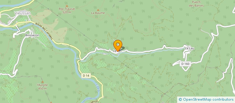 localisation de l'entreprise MONSIEUR SERGE MARCOUYRE  OLARGUES