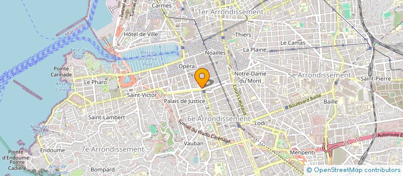 localisation de l'entreprise MONSIEUR SERGE MAREC  MARSEILLE