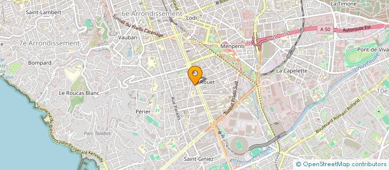 localisation de l'entreprise MONSIEUR SERGE MARECHAL  MARSEILLE