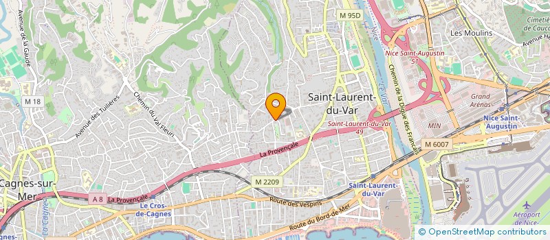 localisation de l'entreprise MONSIEUR SERGE MARIANI à SAINT-LAURENT-DU-VAR