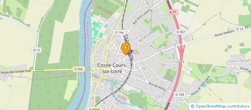 localisation de l'entreprise MONSIEUR SERGE MARIAUX à COSNE-COURS-SUR-LOIRE