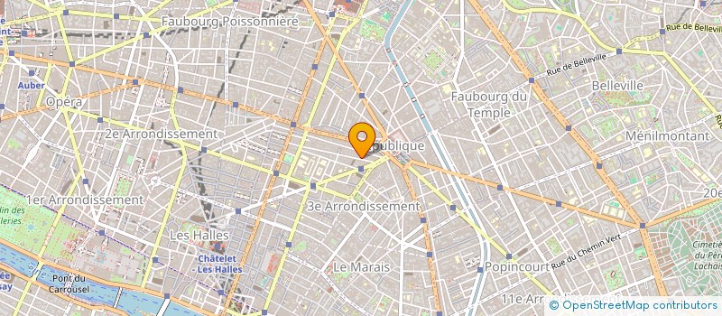 localisation de l'entreprise MONSIEUR SERGE MARMORAT à PARIS