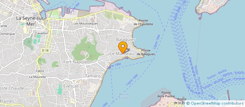 localisation de l'entreprise MONSIEUR SERGE MARTIN  LA SEYNE-SUR-MER