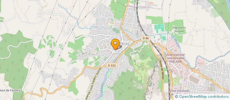 localisation de l'entreprise MONSIEUR SERGE MARTIN  SAINT-PERAY