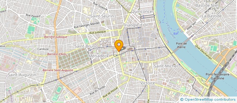 localisation de l'entreprise MONSIEUR SERGE MARTIN à BORDEAUX