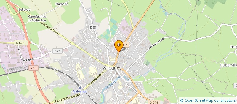 localisation de l'entreprise MONSIEUR SERGE MARTIN à VALOGNES