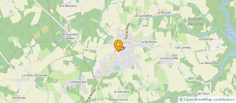 localisation de l'entreprise MONSIEUR SERGE MARTINAIS à BRUSVILY