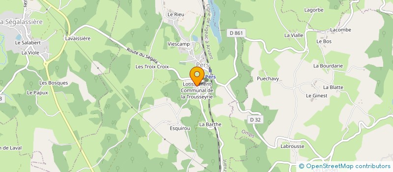 localisation de l'entreprise MONSIEUR SERGE MARTINET à SAINT-SAURY