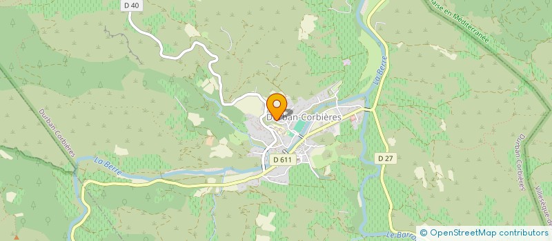 localisation de l'entreprise MONSIEUR SERGE MARTY  DURBAN-CORBIERES