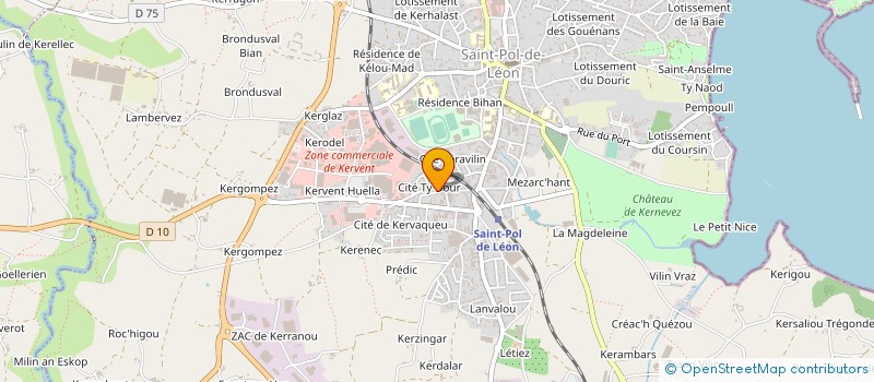 localisation de l'entreprise MONSIEUR SERGE MARZIN à SAINT-POL-DE-LEON