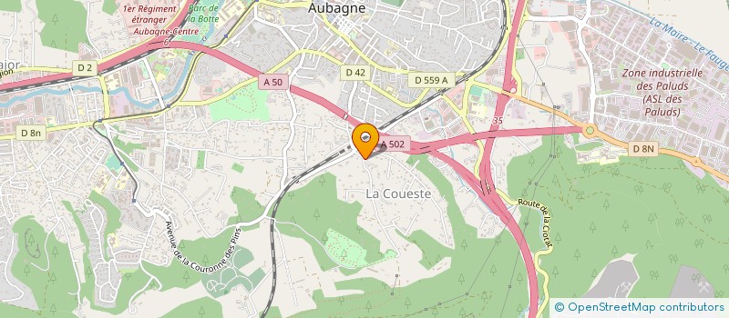 localisation de l'entreprise MONSIEUR SERGE MASONI à AUBAGNE