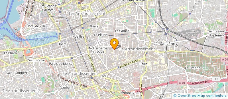 localisation de l'entreprise MONSIEUR SERGE MASSACRIER à MARSEILLE