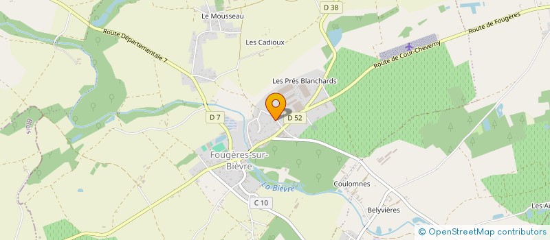 localisation de l'entreprise MONSIEUR SERGE MASSET  LE CONTROIS-EN-SOLOGNE