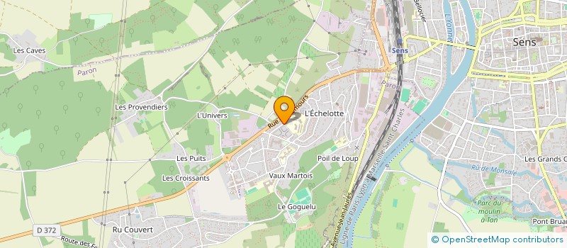 localisation de l'entreprise MONSIEUR SERGE MASSON  PARON