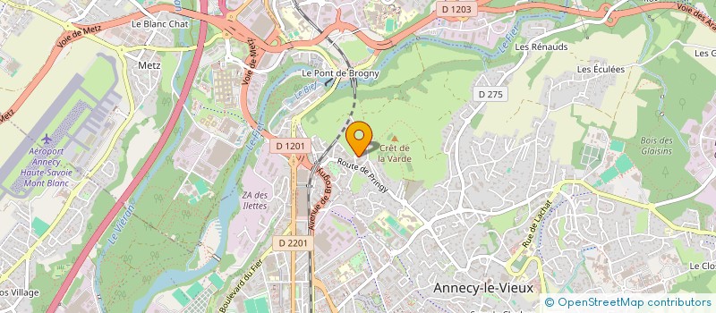 localisation de l'entreprise MONSIEUR SERGE MASTRONARDI à ANNECY