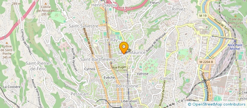 localisation de l'entreprise MONSIEUR SERGE MATARESE à NICE