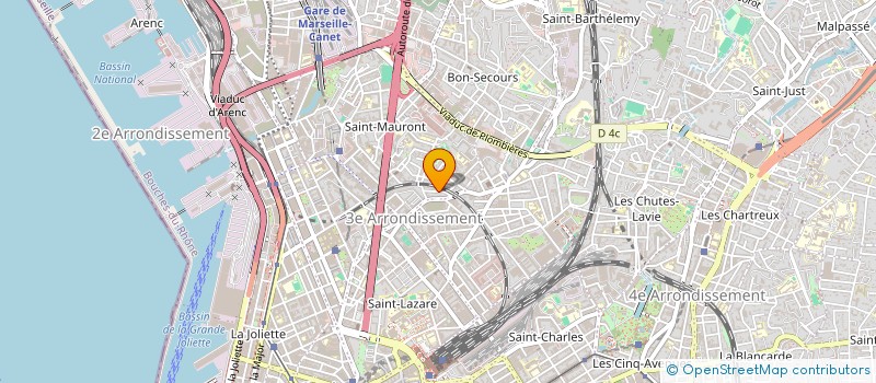 localisation de l'entreprise MONSIEUR SERGE MATTINS à MARSEILLE