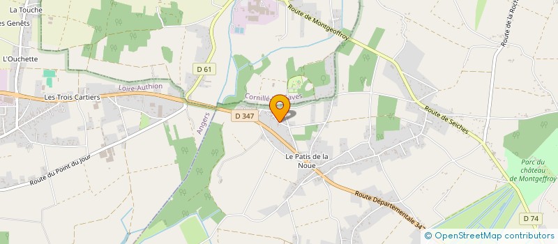 localisation de l'entreprise MONSIEUR SERGE MAUBOUSSIN  LOIRE-AUTHION