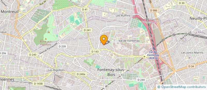 localisation de l'entreprise MONSIEUR SERGE MAUGINO à FONTENAY-SOUS-BOIS
