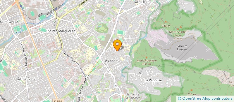 localisation de l'entreprise MONSIEUR SERGE MAUREL  MARSEILLE