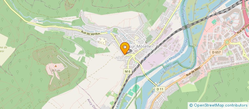 localisation de l'entreprise MONSIEUR SERGE MAURIERE  ARS-SUR-MOSELLE