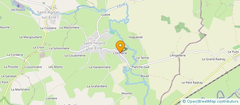 localisation de l'entreprise MONSIEUR SERGE MAUTOUCHET à SAINT-HILAIRE-SUR-ERRE