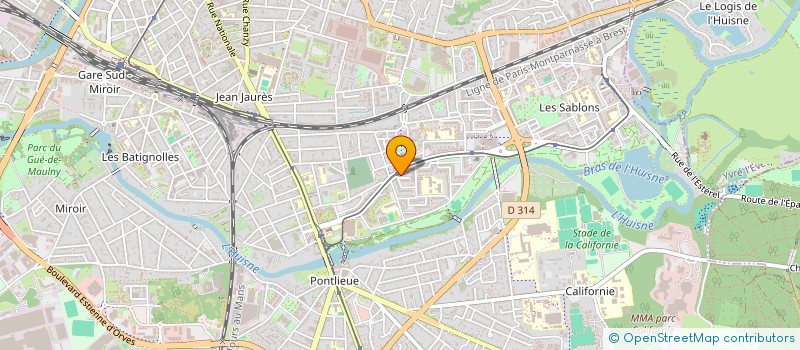 localisation de l'entreprise MONSIEUR SERGE MAVOULOUQUE à LE MANS