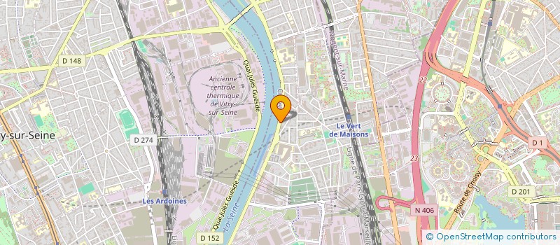 localisation de l'entreprise MONSIEUR SERGE MAZMANIAN  ALFORTVILLE