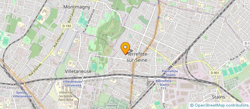 localisation de l'entreprise MONSIEUR SERGE MBANGI MAKOLA à PIERREFITTE-SUR-SEINE