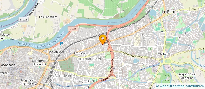 localisation de l'entreprise MONSIEUR SERGE MEFFRE  AVIGNON