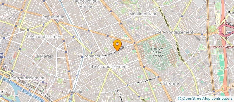 localisation de l'entreprise MONSIEUR SERGE MEIMON  PARIS