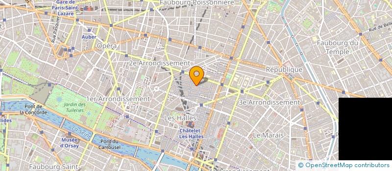 localisation de l'entreprise MONSIEUR SERGE MENARD  PARIS