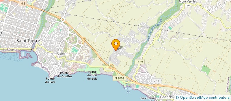 localisation de l'entreprise MONSIEUR SERGE MENESTRAUD à SAINT-PIERRE