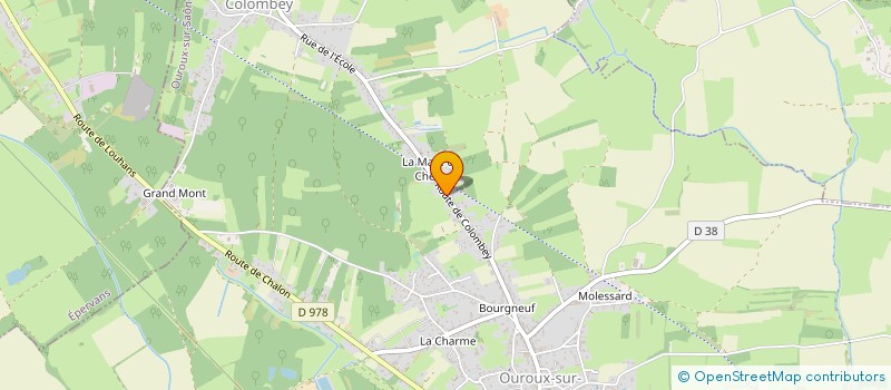 localisation de l'entreprise MONSIEUR SERGE MERCIER  OUROUX-SUR-SAONE