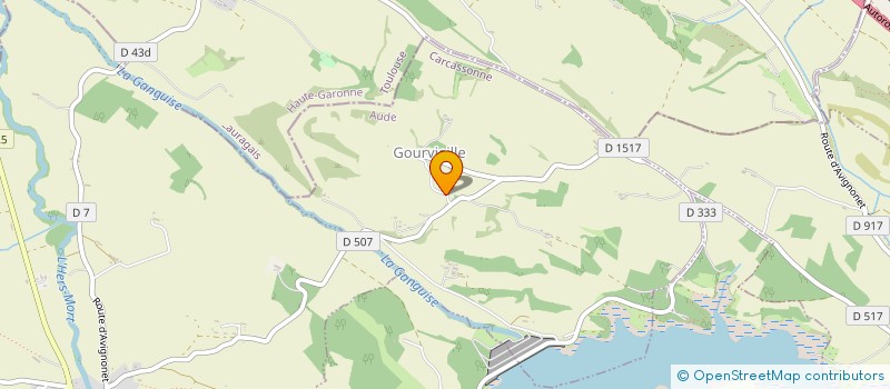 localisation de l'entreprise MONSIEUR SERGE MERIC  GOURVIEILLE