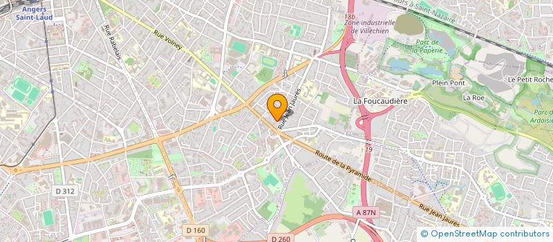 localisation de l'entreprise MONSIEUR SERGE MERRAN à ANGERS