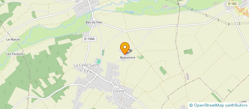 localisation de l'entreprise MONSIEUR SERGE MICHEL  LA CELLE-SAINT-CYR