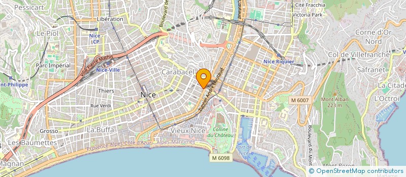 localisation de l'entreprise MONSIEUR SERGE MICHEL à NICE