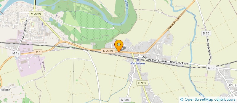 localisation de l'entreprise MONSIEUR SERGE MICHEL  VERTAIZON