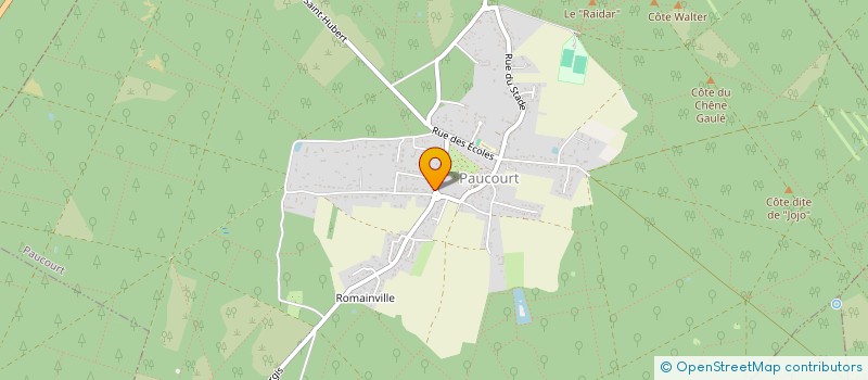 localisation de l'entreprise MONSIEUR SERGE MIDOU  PAUCOURT