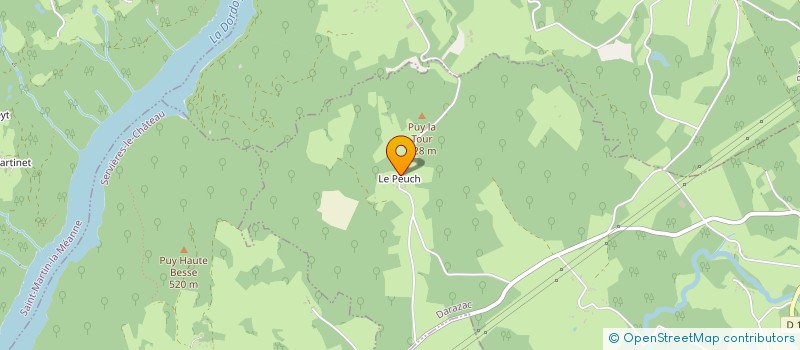 localisation de l'entreprise MONSIEUR SERGE MIERMONT  DARAZAC