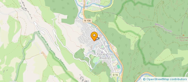 localisation de l'entreprise MONSIEUR SERGE MIGLIORE  FLORAC TROIS RIVIERES