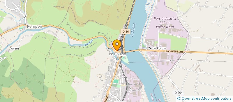 localisation de l'entreprise MONSIEUR SERGE MILER  LE POUZIN