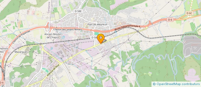 localisation de l'entreprise MONSIEUR SERGE MIRALLES  MEYREUIL