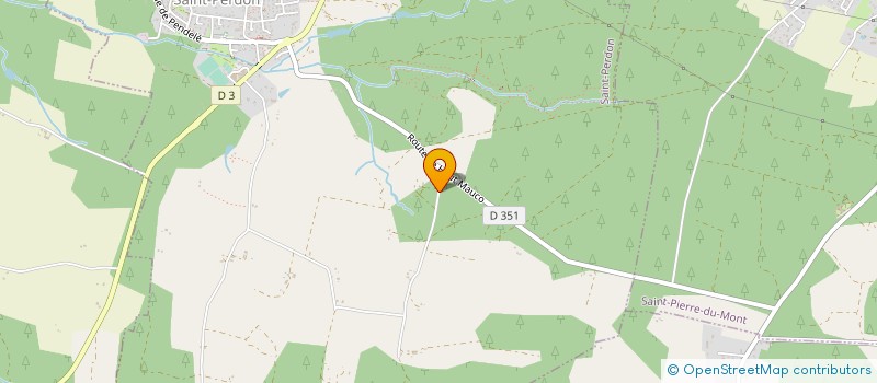 localisation de l'entreprise MONSIEUR SERGE MOMAS  SAINT-PERDON