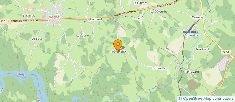 localisation de l'entreprise MONSIEUR SERGE MONCHAL  LAPTE