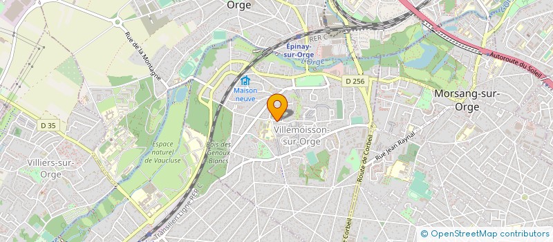 localisation de l'entreprise MONSIEUR SERGE MONFORT à VILLEMOISSON-SUR-ORGE