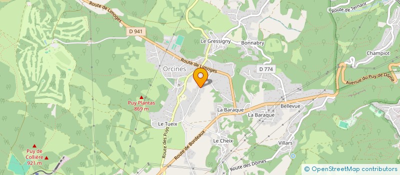 localisation de l'entreprise MONSIEUR SERGE MONNET à ORCINES